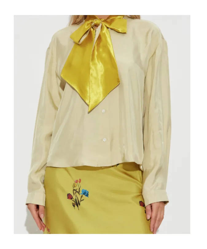 Bow-Detailed Shirt
