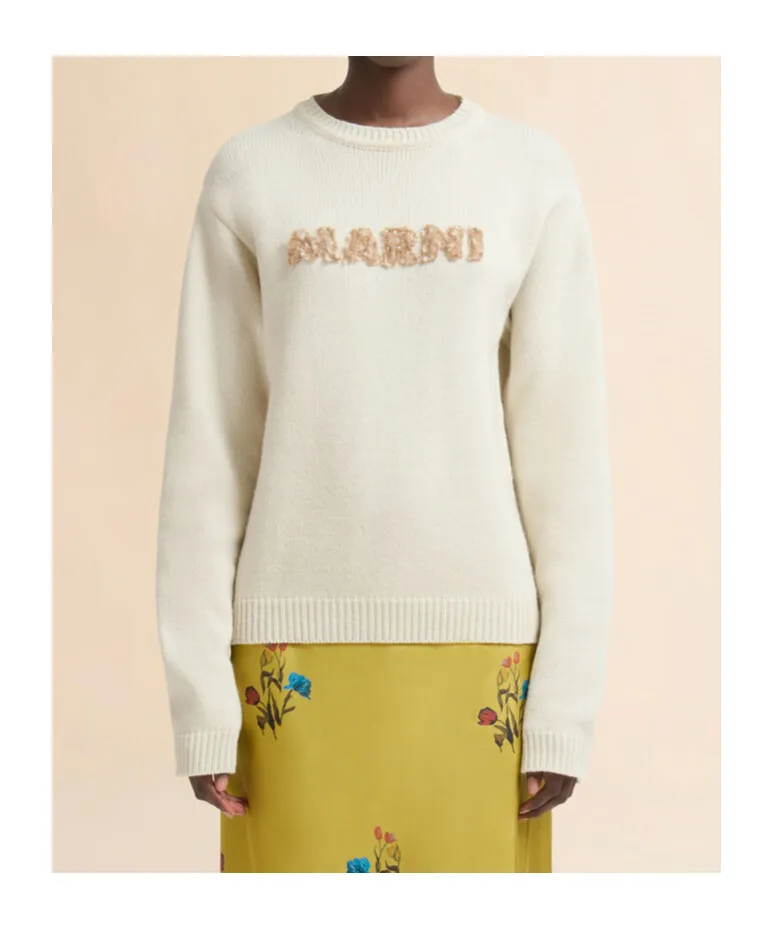 Laser-Cut Logo Sweater