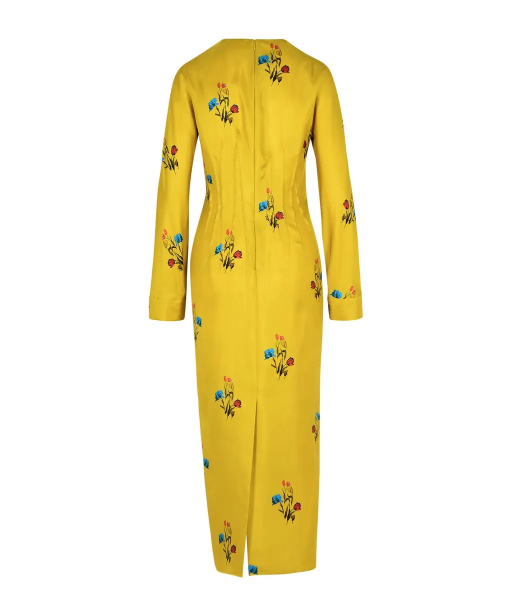 Mustard Midi Dress