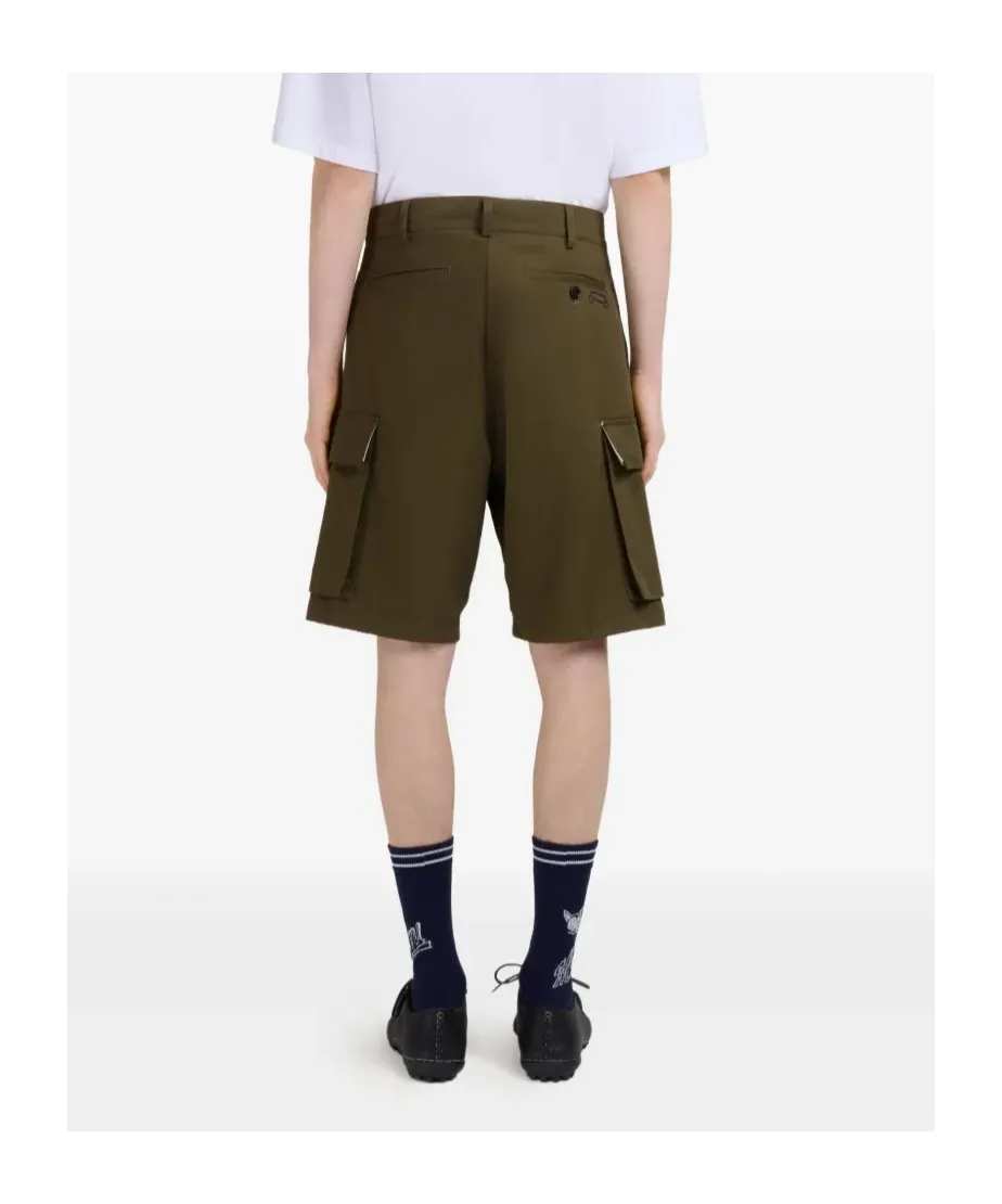 Gabardine Cargo Shorts