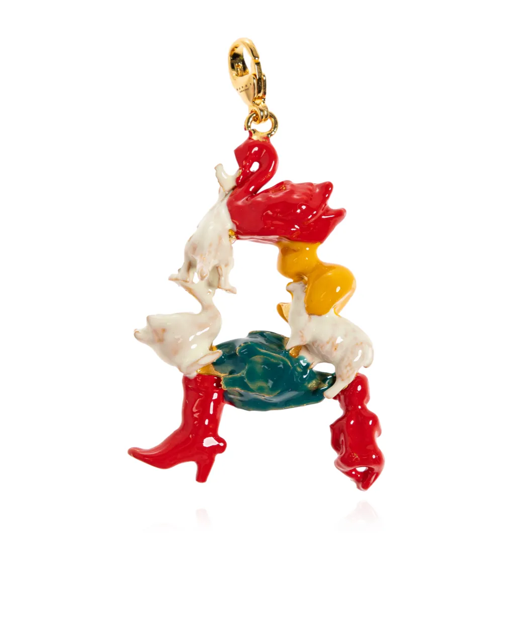 Enamel Duck Pendant