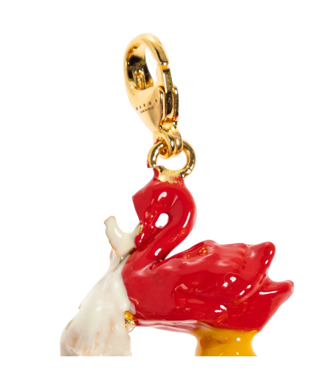Enamel Duck Pendant
