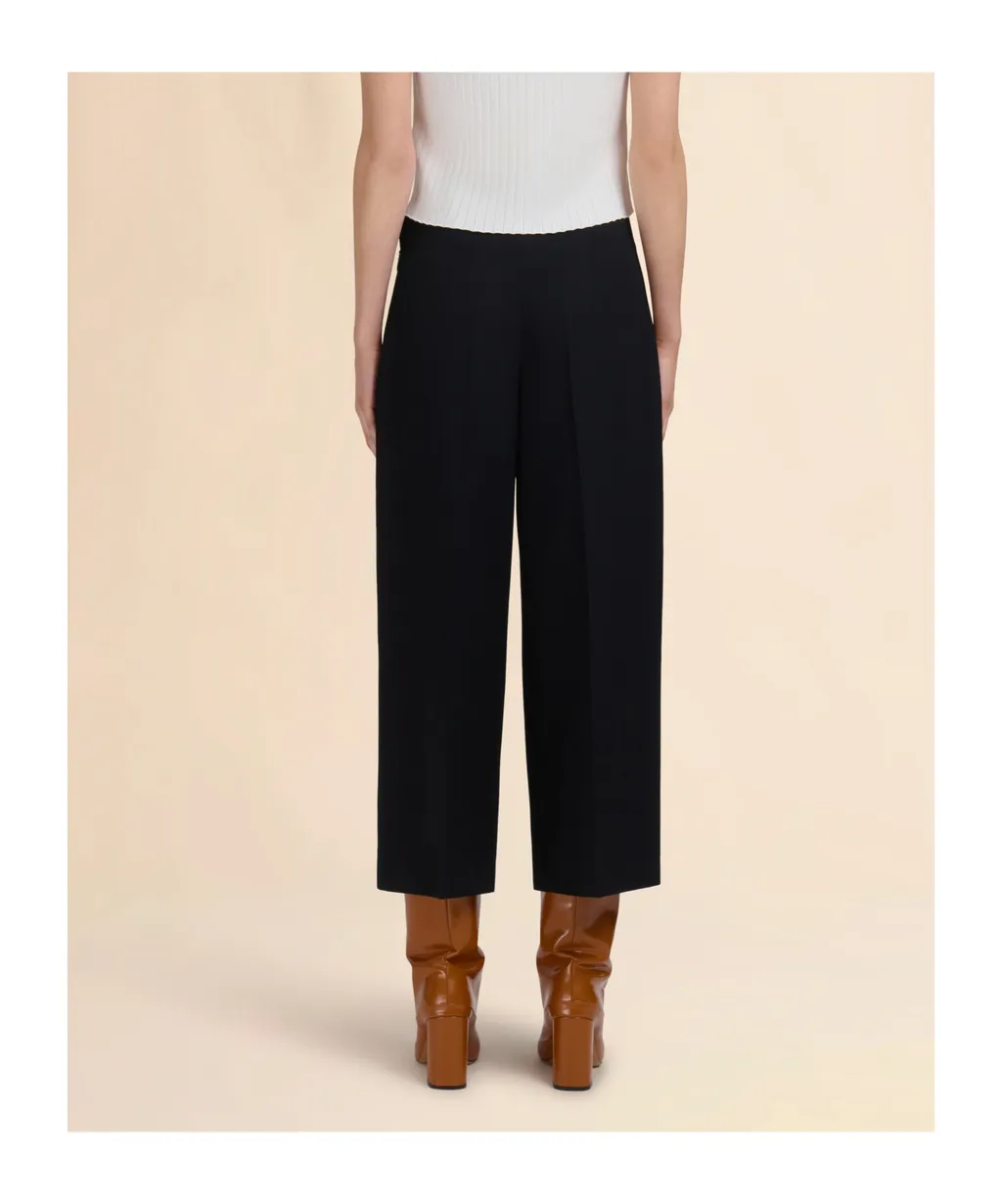 Virgin Wool High-Waisted Trousers