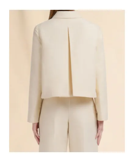 Cream Cady Jacket With Pockets