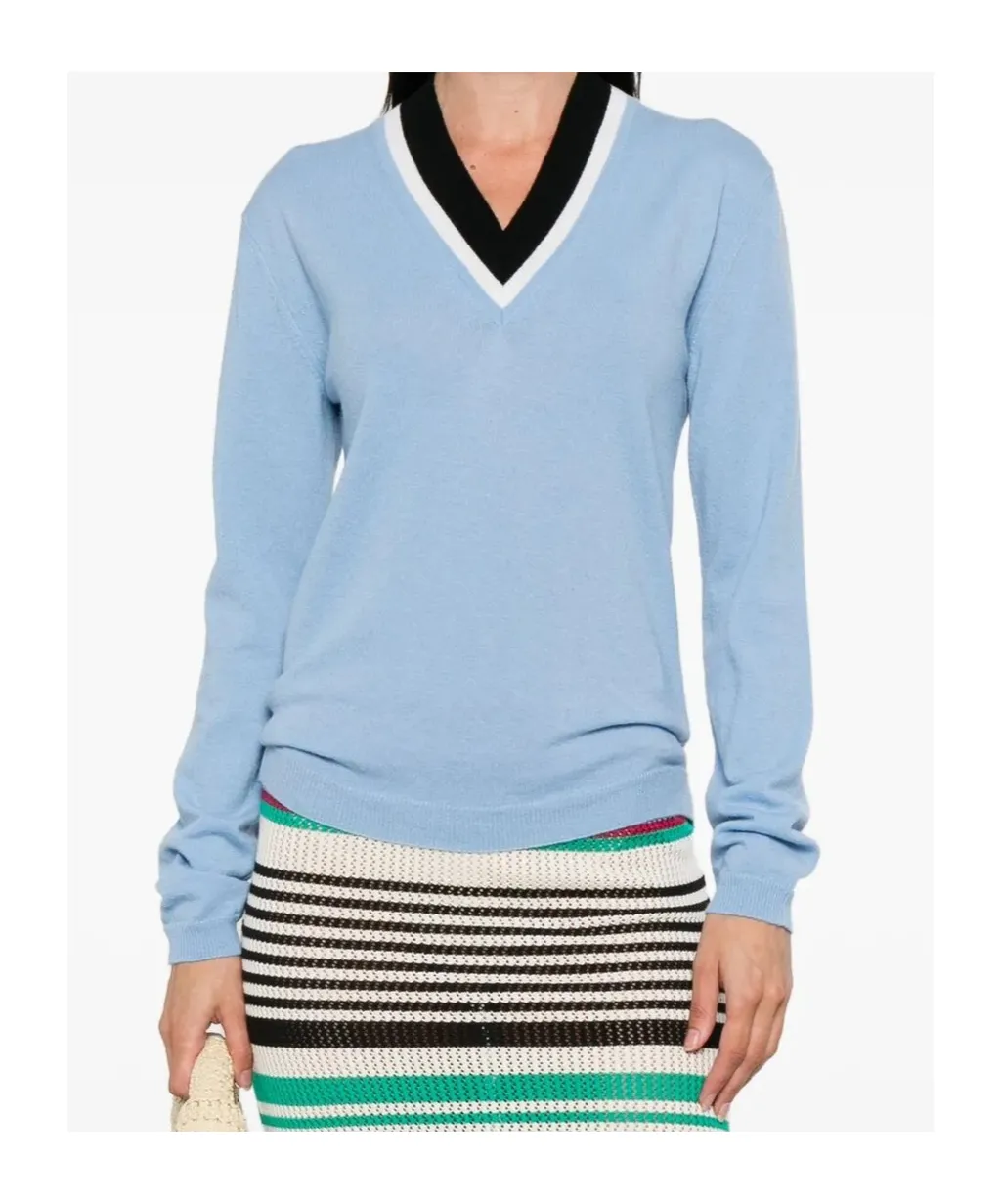 V-Neck Wool Sweater