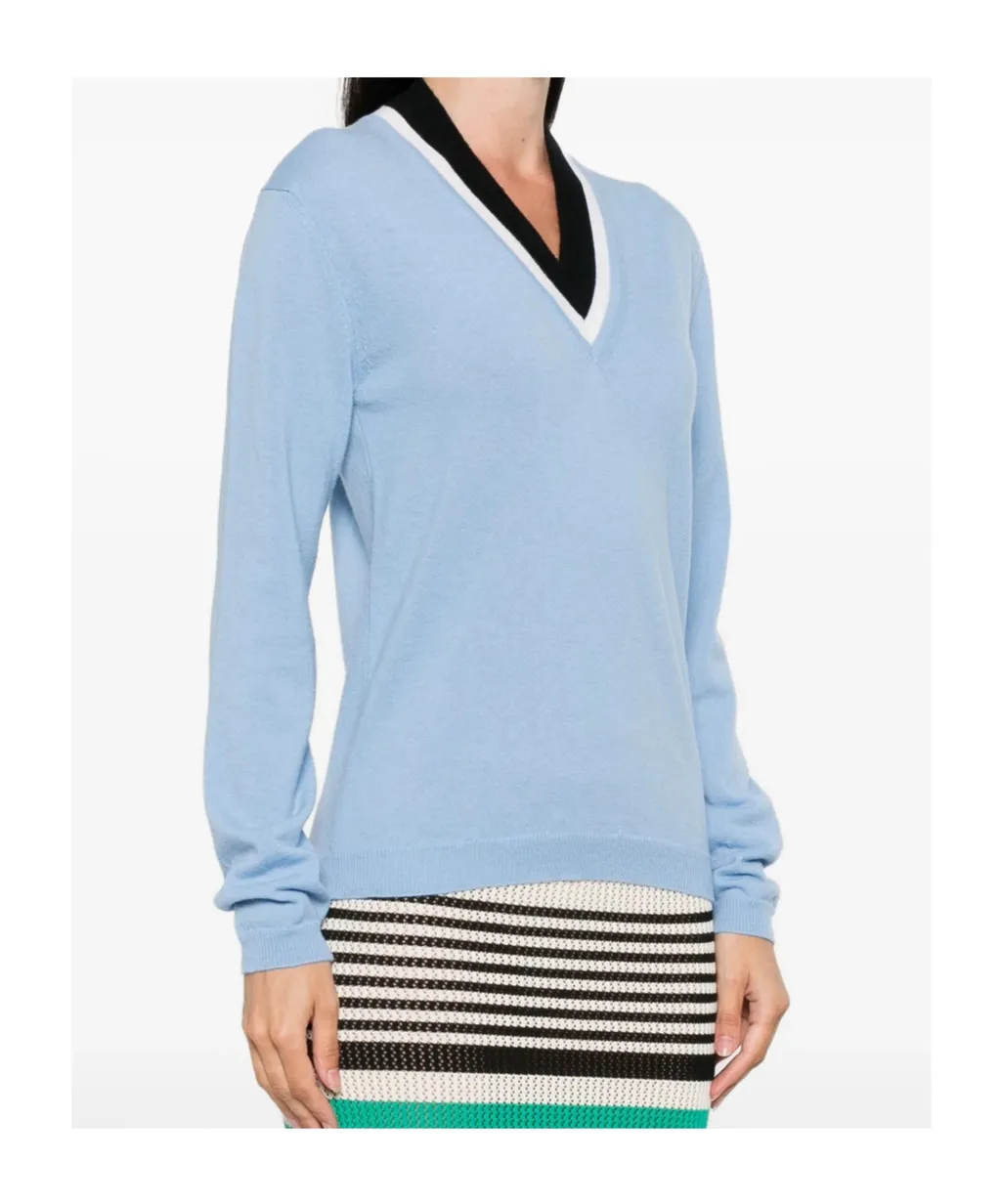V-Neck Wool Sweater