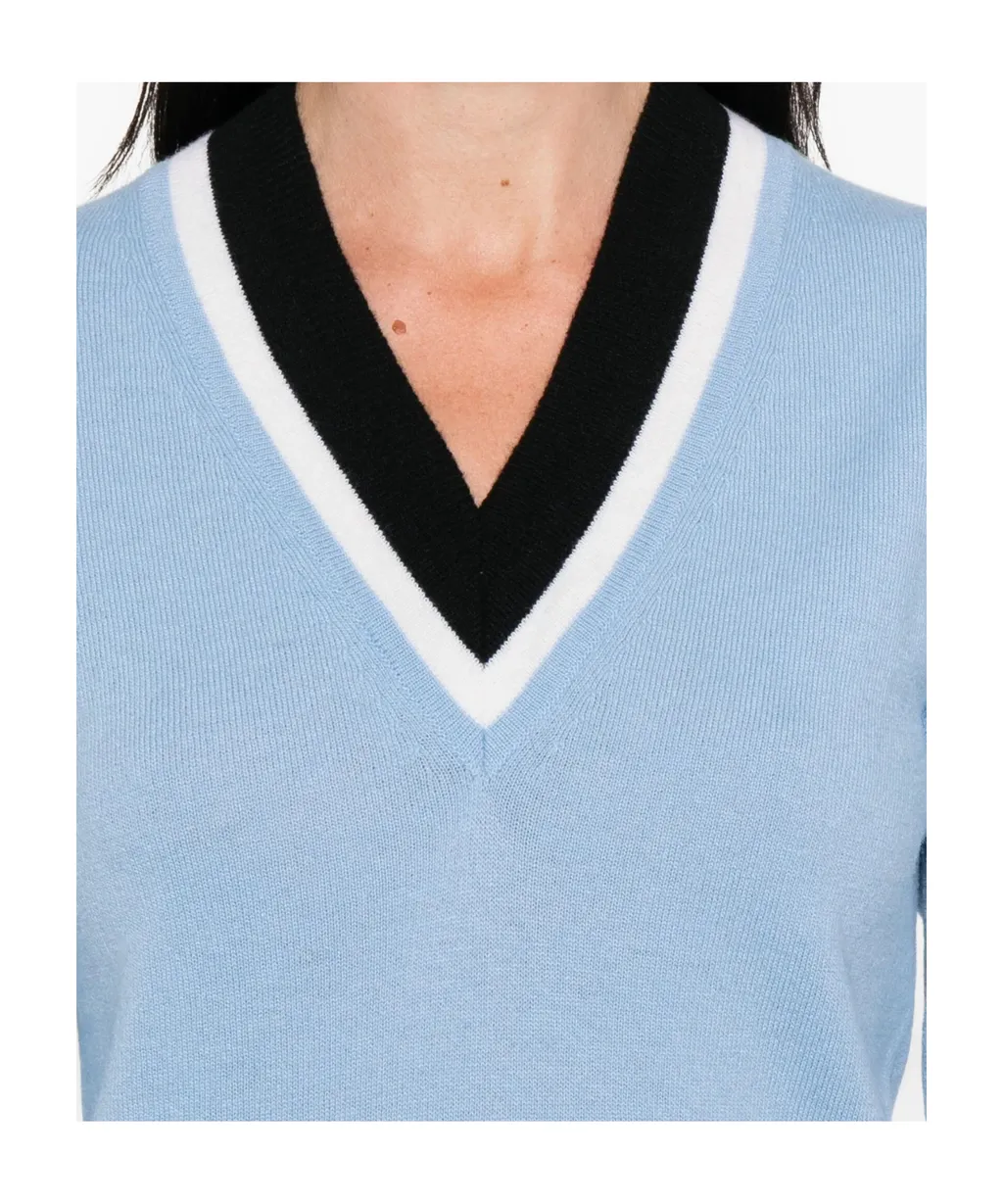 V-Neck Wool Sweater