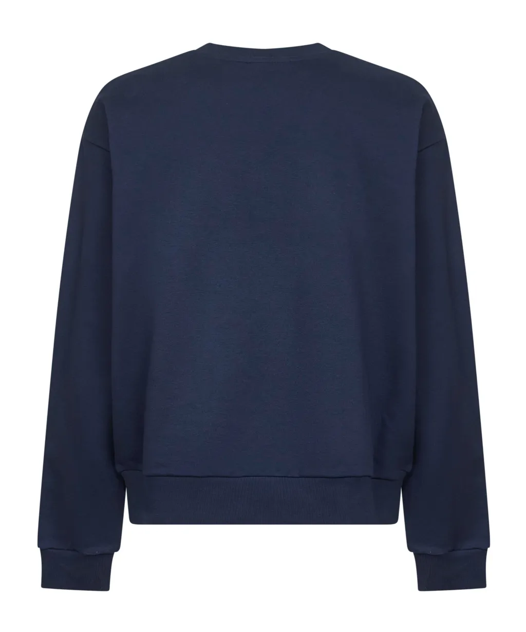 Embroidered-Logo Crew-Neck Sweater