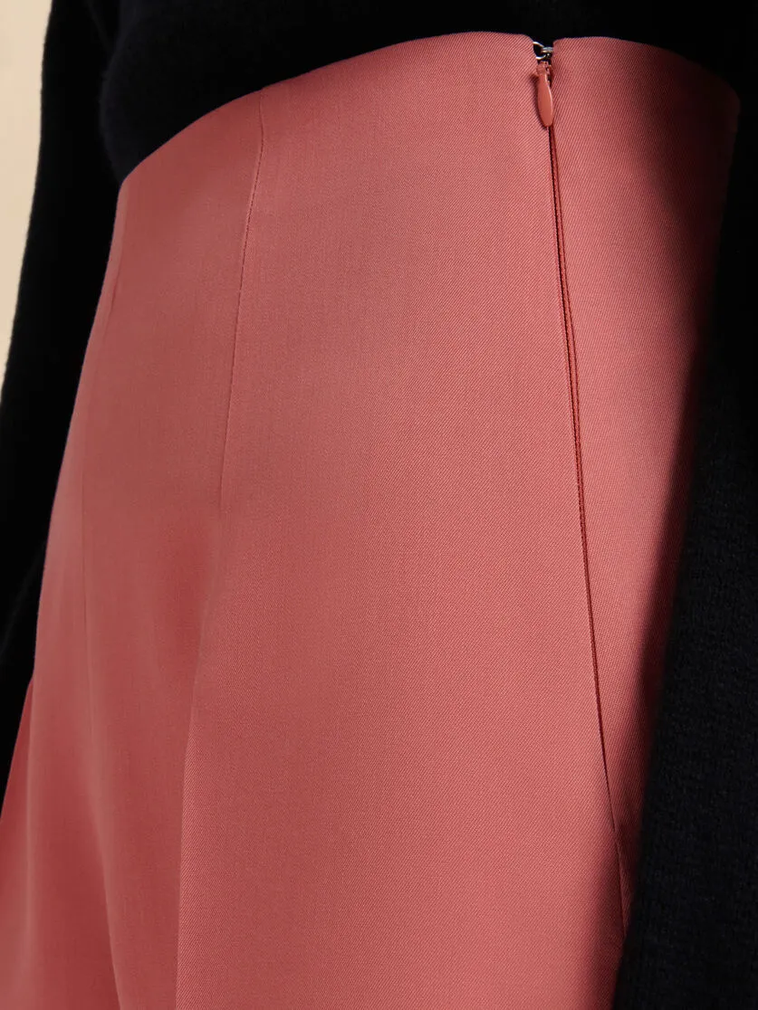 Wool Cropped Trousers