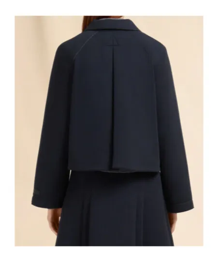 Black Jersey Jacket With Pockets