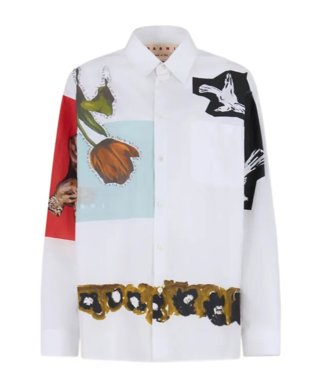 Graphic-Printed Shirt