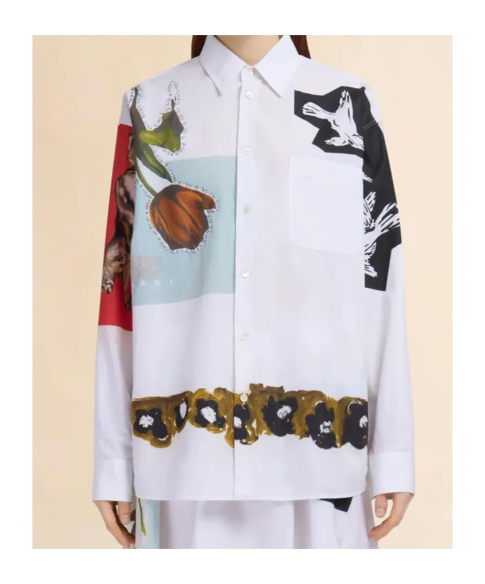 Graphic-Printed Shirt