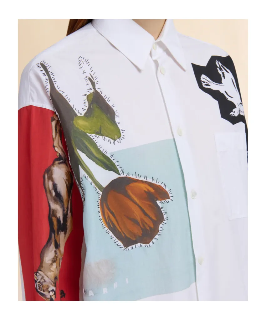 Graphic-Printed Shirt