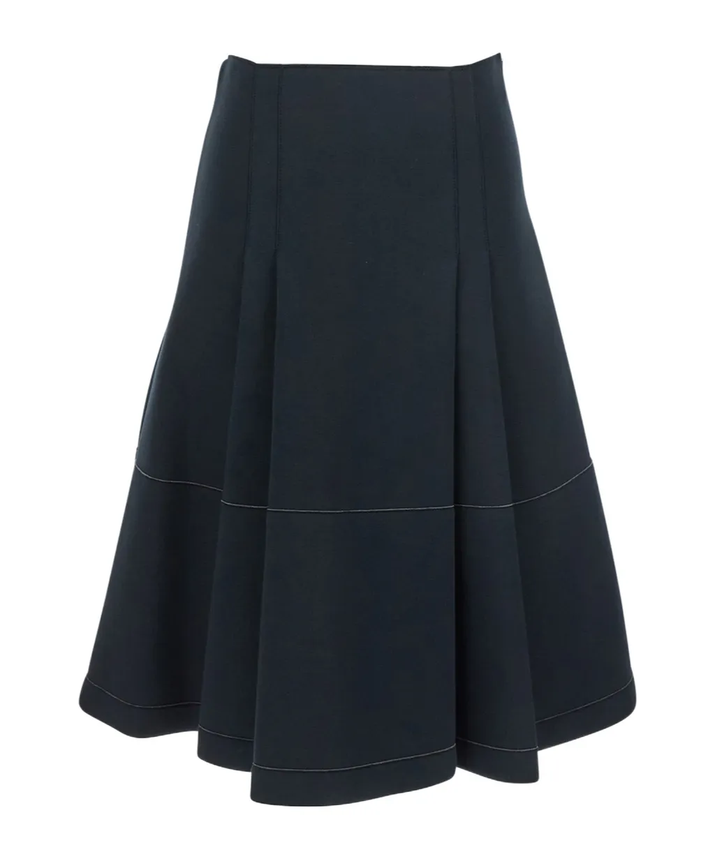 Pleat Detailed Skirt