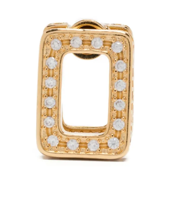 Square-Frame Diamond Earring