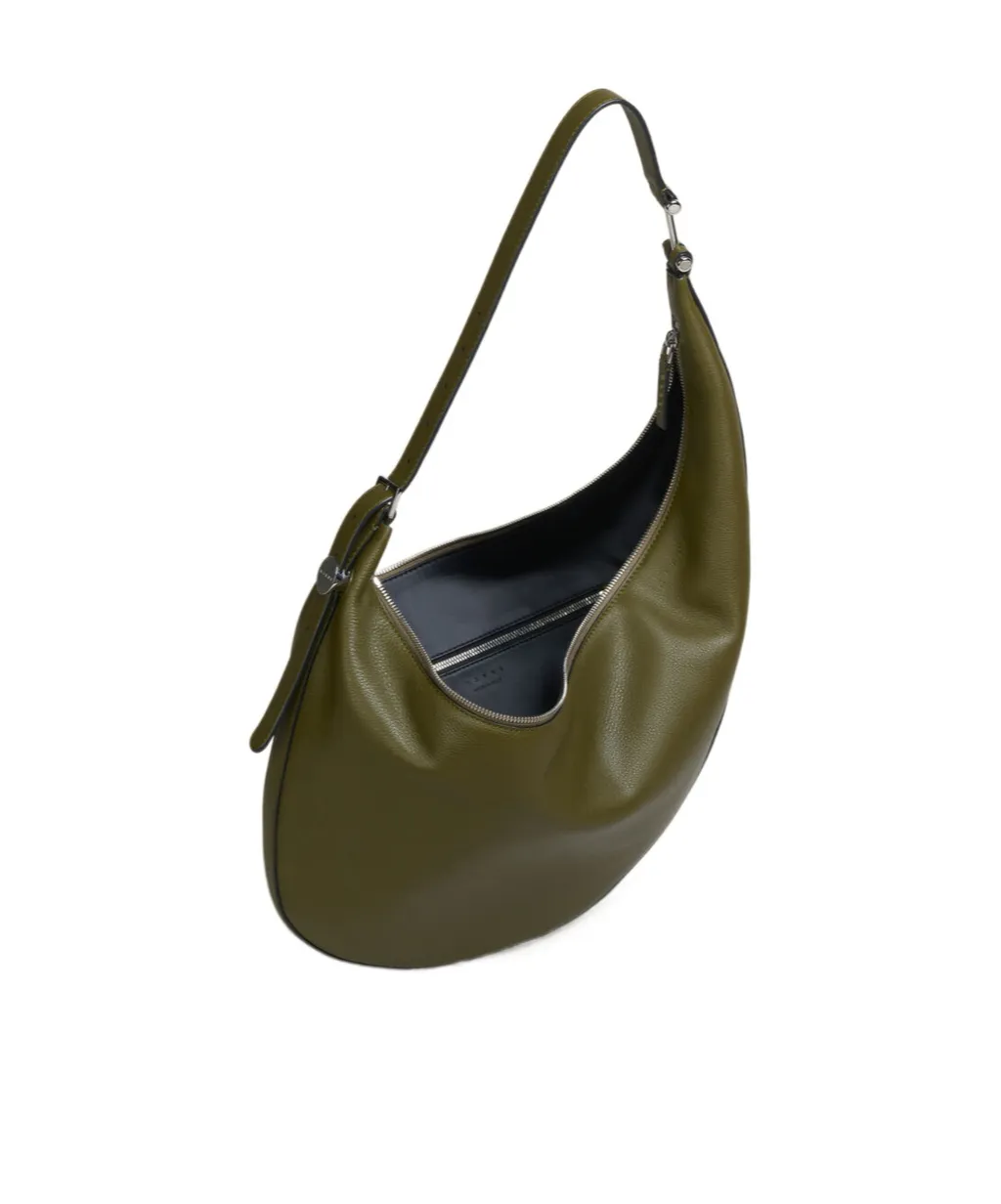 Dot Zipped Shoulder Bag