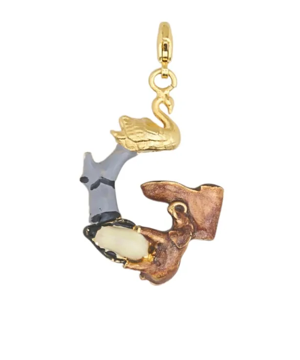 Alphabet G Charm Pendant