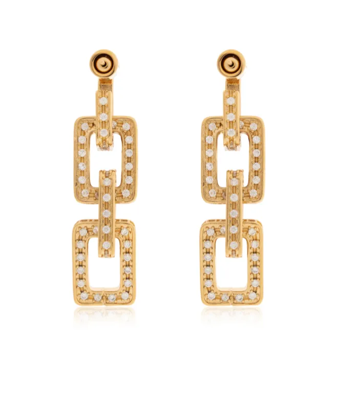 Crystal-Embellished Earrings