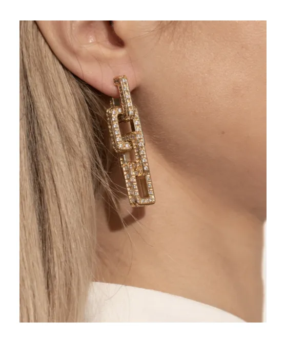 Crystal-Embellished Earrings