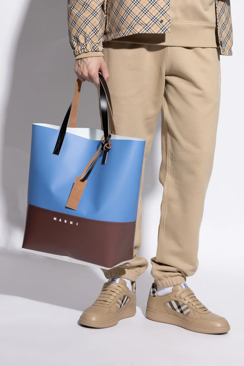 Tribeca Logo Detailed Tote Bag