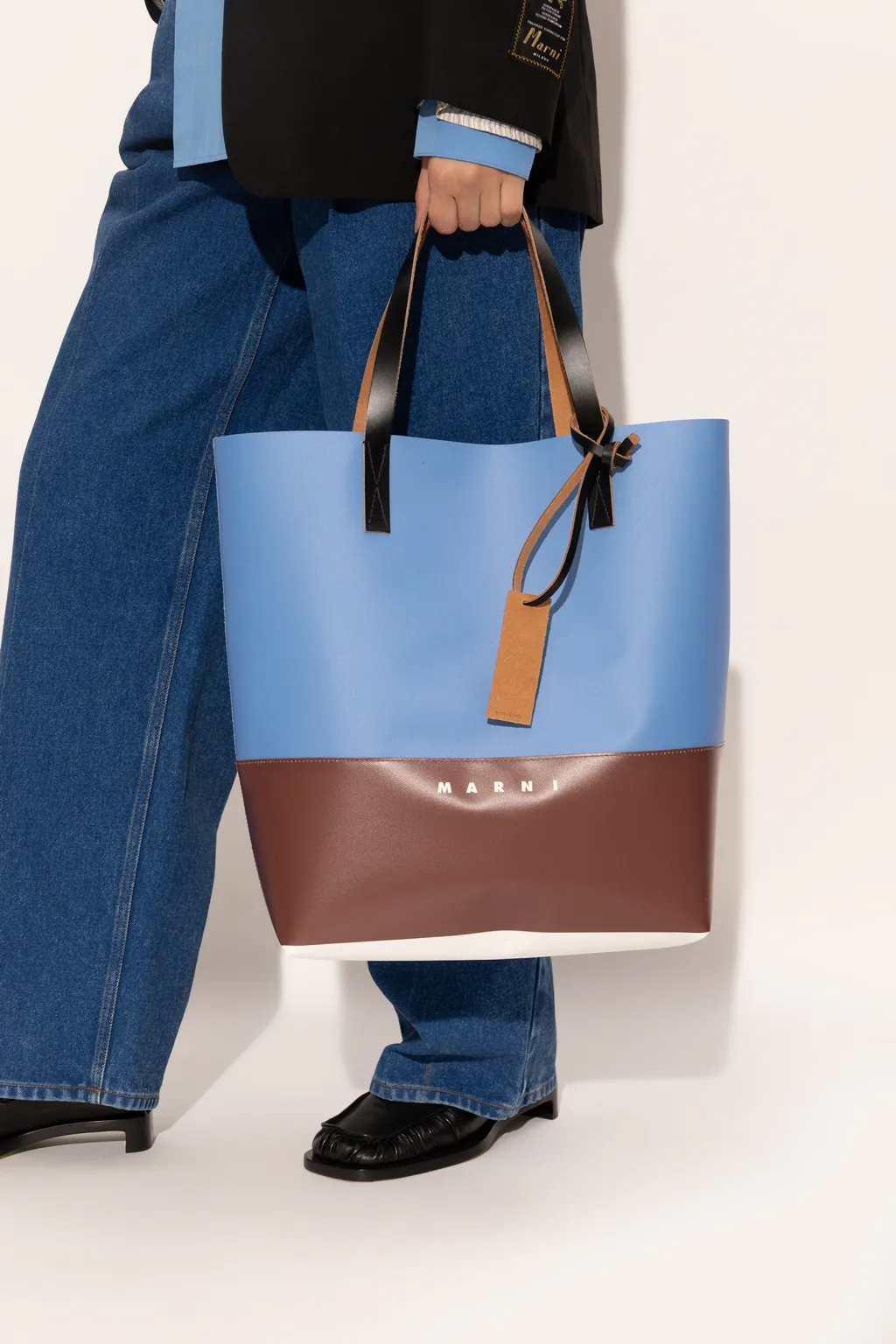 Tribeca Logo Detailed Tote Bag