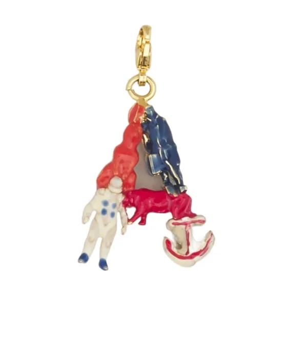 Alphabet A Charm Pendant