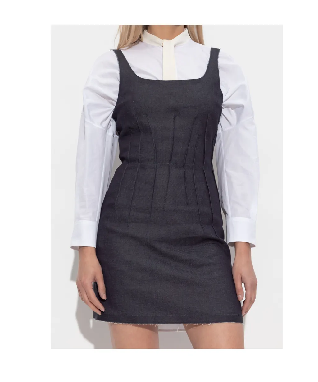 Sleeveless Denim Dress