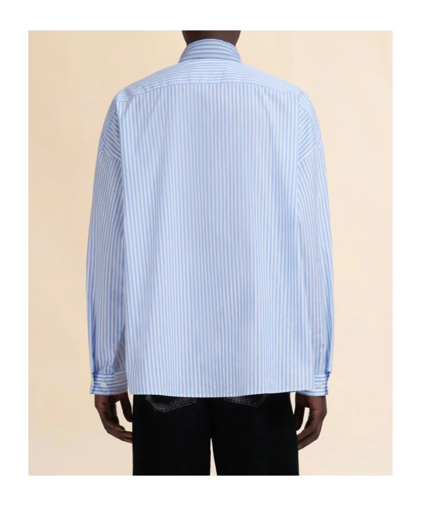 Mixed Stripes Poplin Shirt