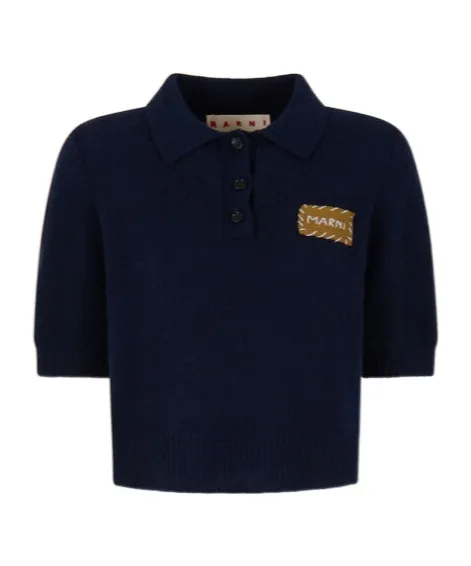 Logo Appliqué Polo Jumper