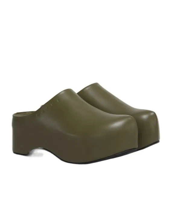 Logo-Embossed Slip-On Clogs