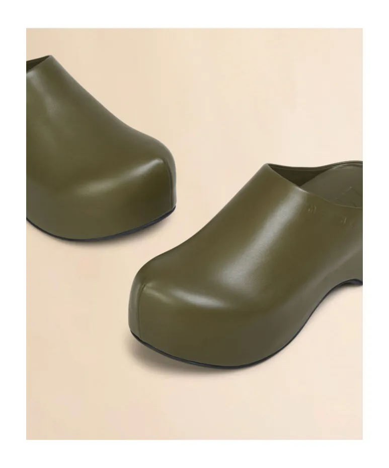 Logo-Embossed Slip-On Clogs
