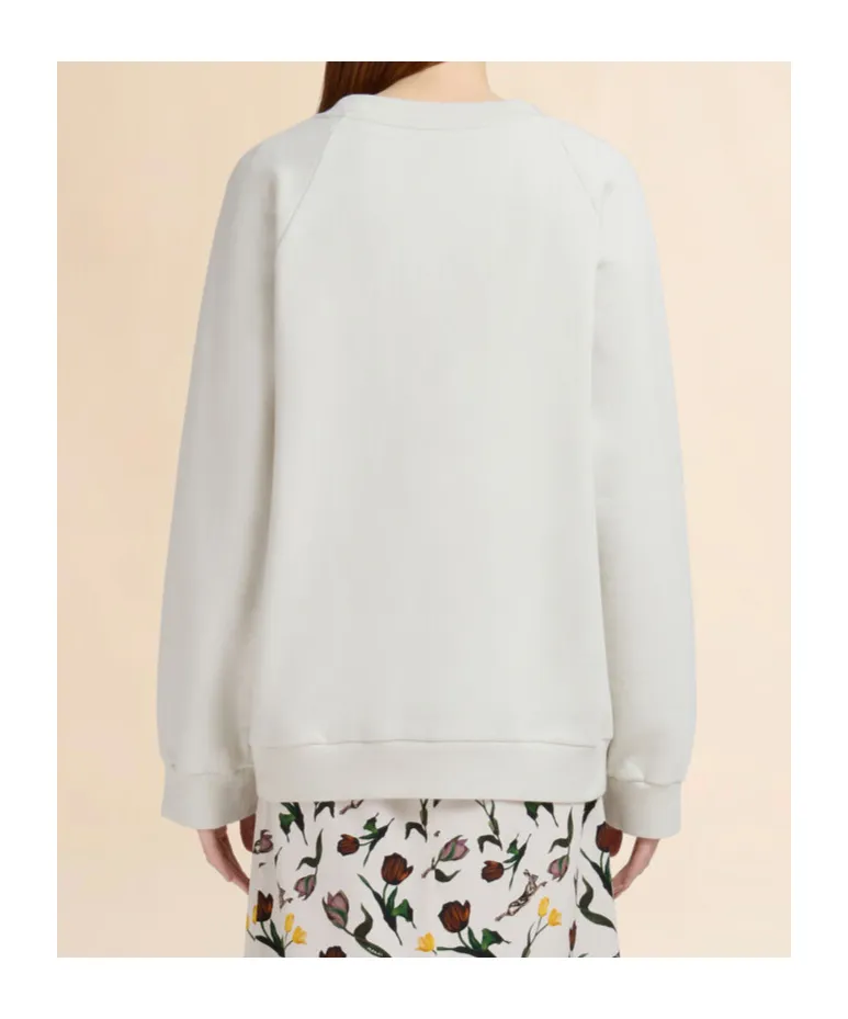 Tulip Printed Crewneck Sweatshirt