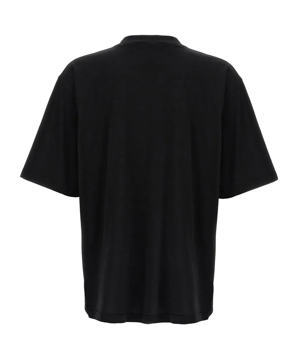 Logo Patch Drop Shoulder T-Shirt