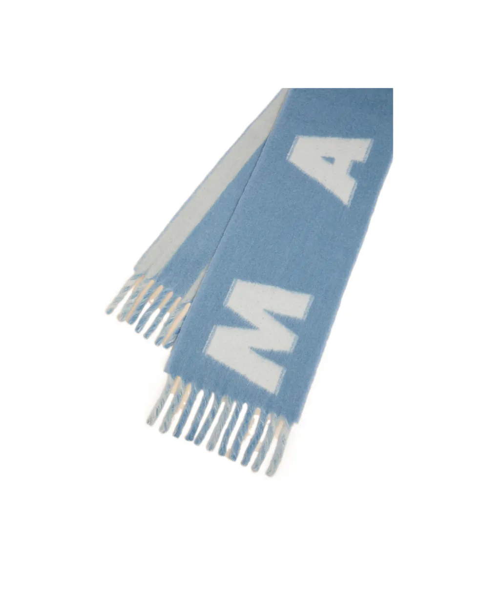 Striped Fringe Detailed Scarf