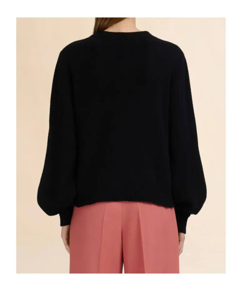 Logo Patch Knit Sweater