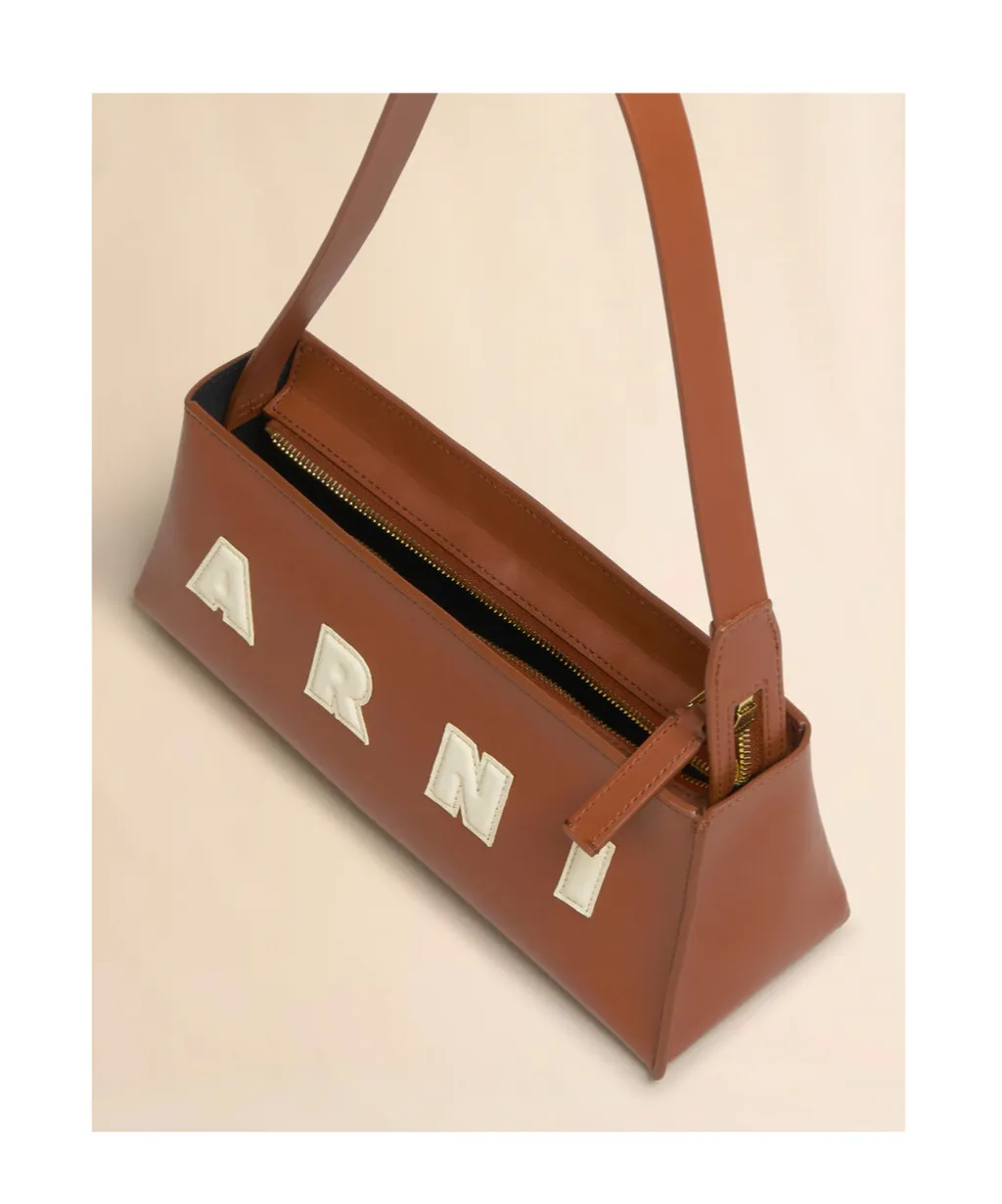 Logo Patch Shoulder Bag