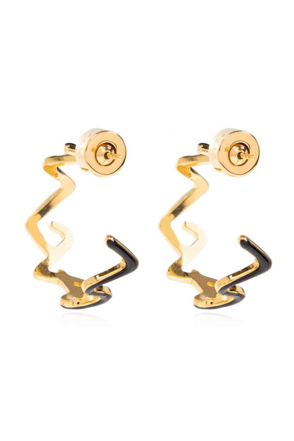 Zig-Zag Hoop Earrings