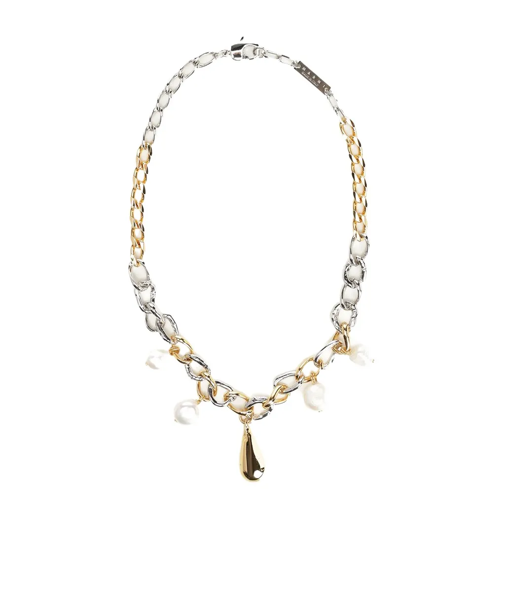 Metallic Necklace Jewelry