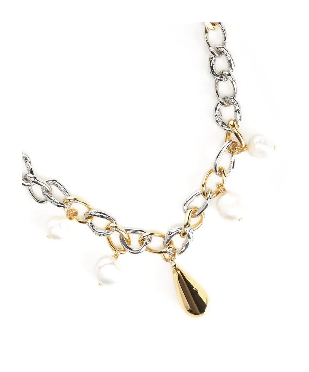 Metallic Necklace Jewelry