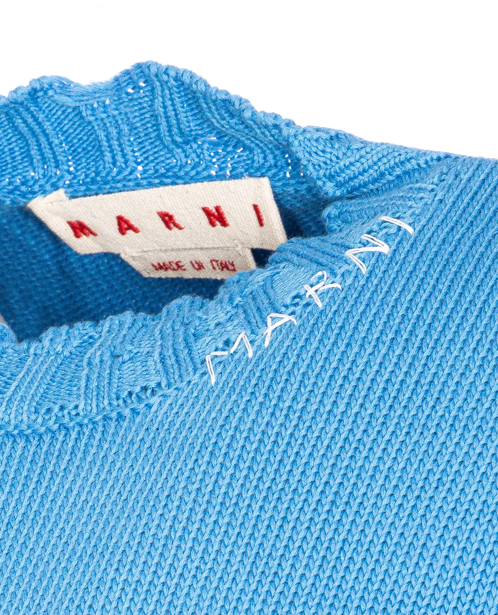 Distressed Crewneck Knit Jumper
