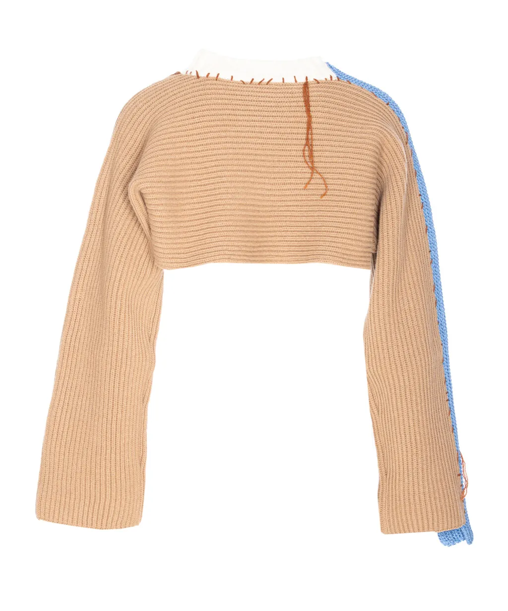 Cropped Knit Jumper