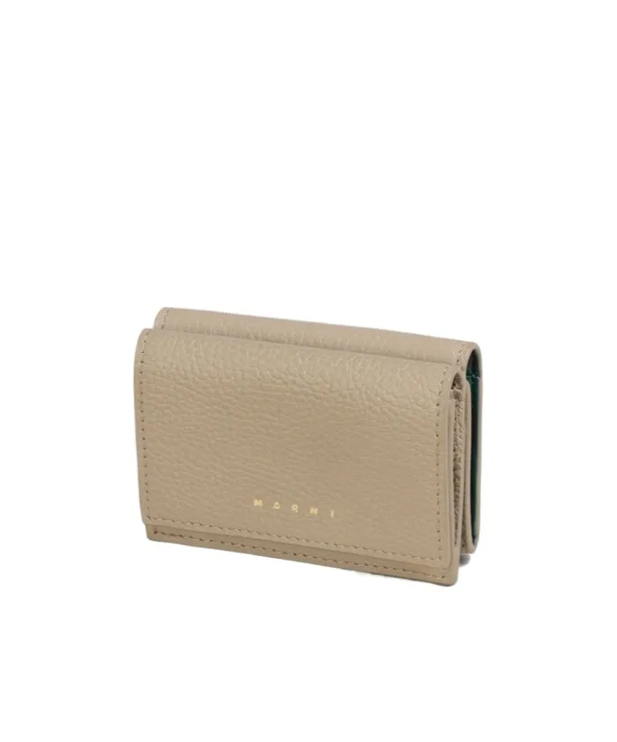Logo-Debossed Leather Rectangular Wallet