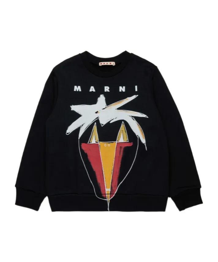 Long-Sleeved Crewneck Sweatshirt
