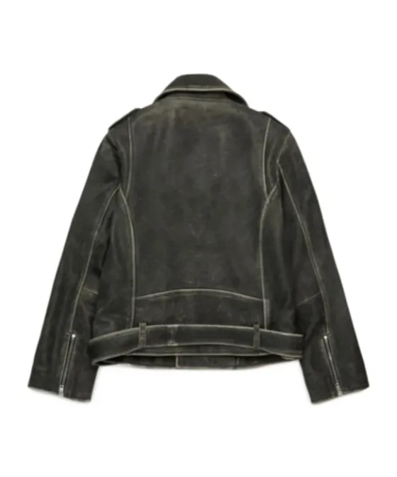 Zipped Leather Jacket