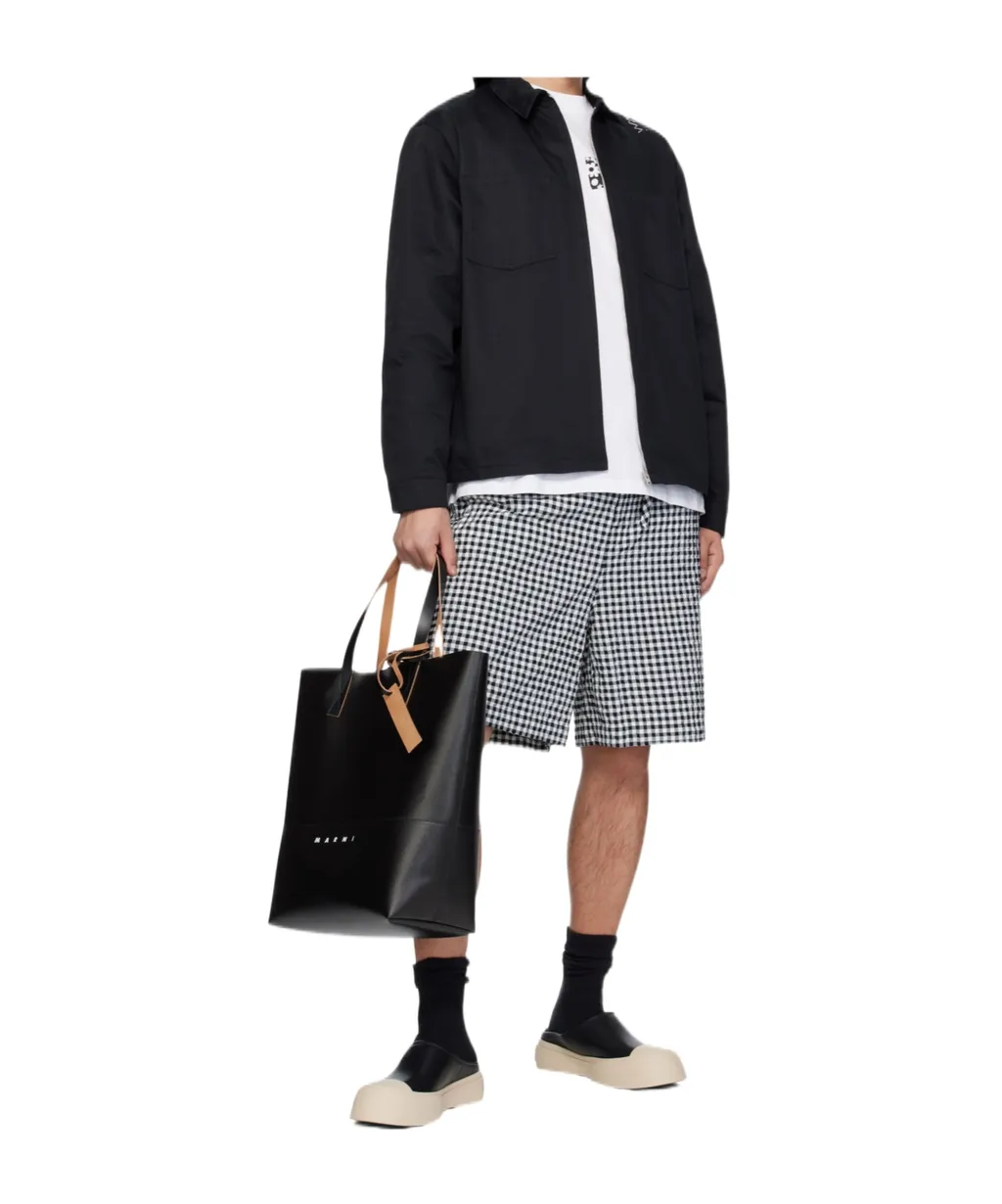 Checked Print Shorts