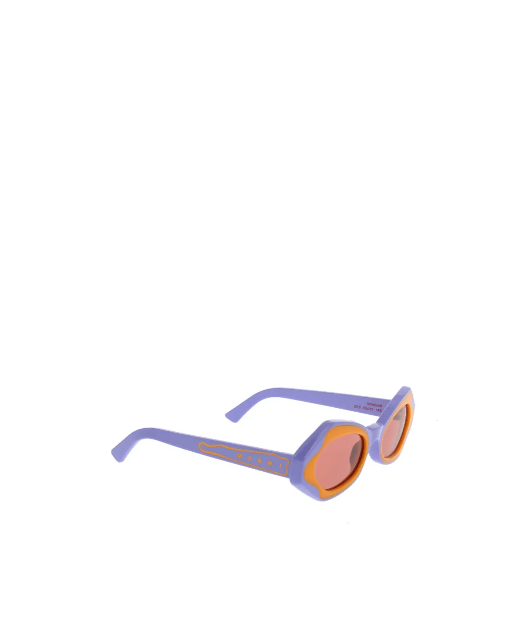 Geometric Frame Sunglasses