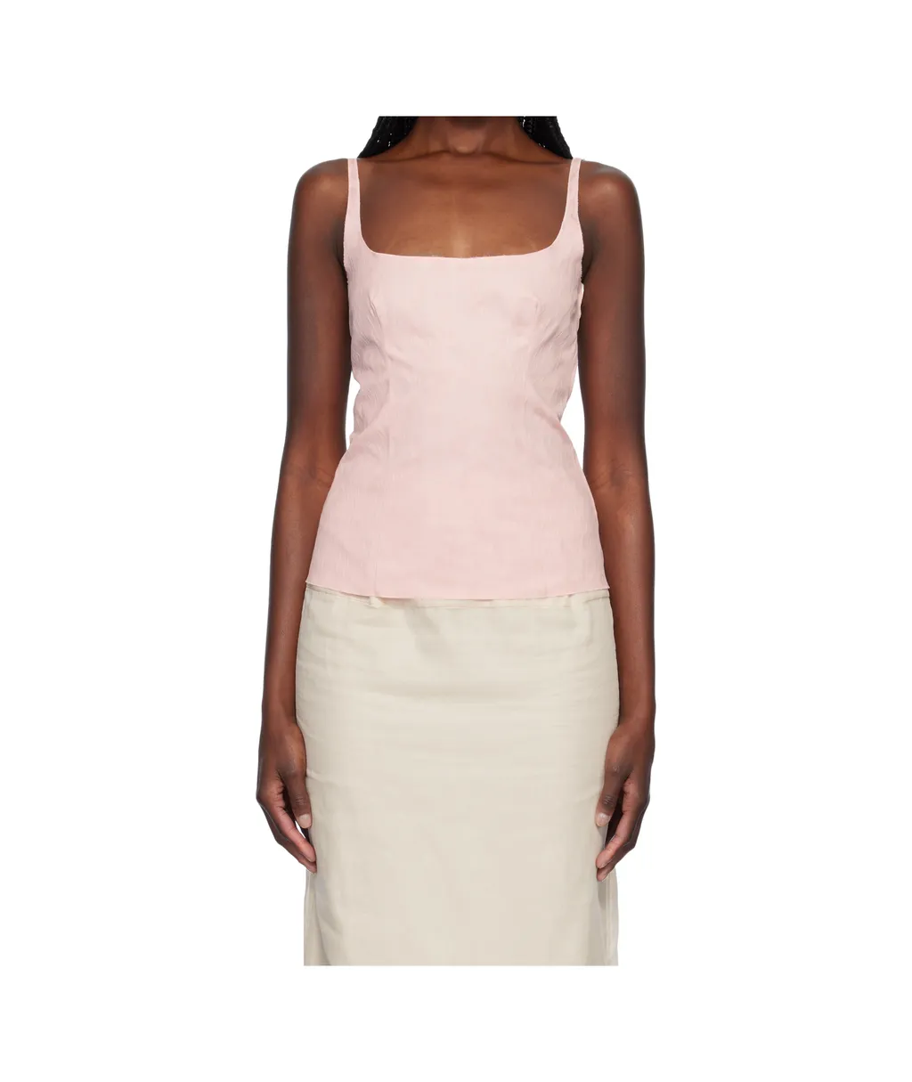 Waves & Drops Jacquard Top