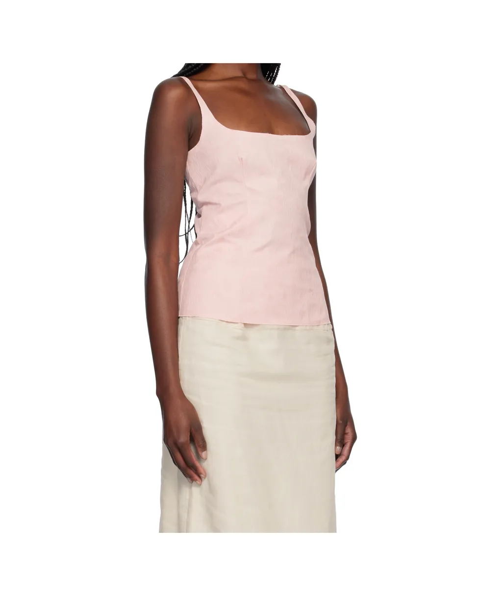 Waves & Drops Jacquard Top