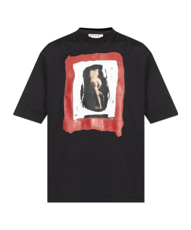 Graphic-Printed Crewneck T-Shirt