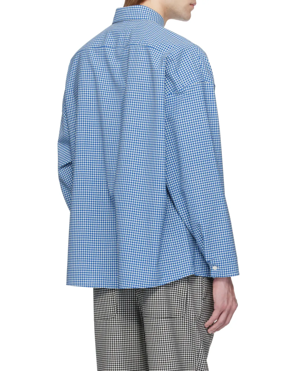 Logo Embroidered Checked Shirt
